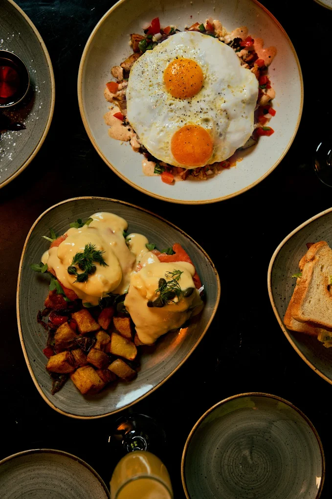 Weekend brunch dishes at Madi's 12|12 restaurant in Inglewood, Calgary