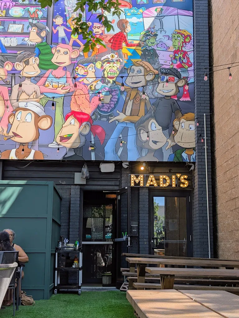 Madi's 12|12 restaurant and heated patio at 1212 9 Ave SE, Inglewood, Calgary